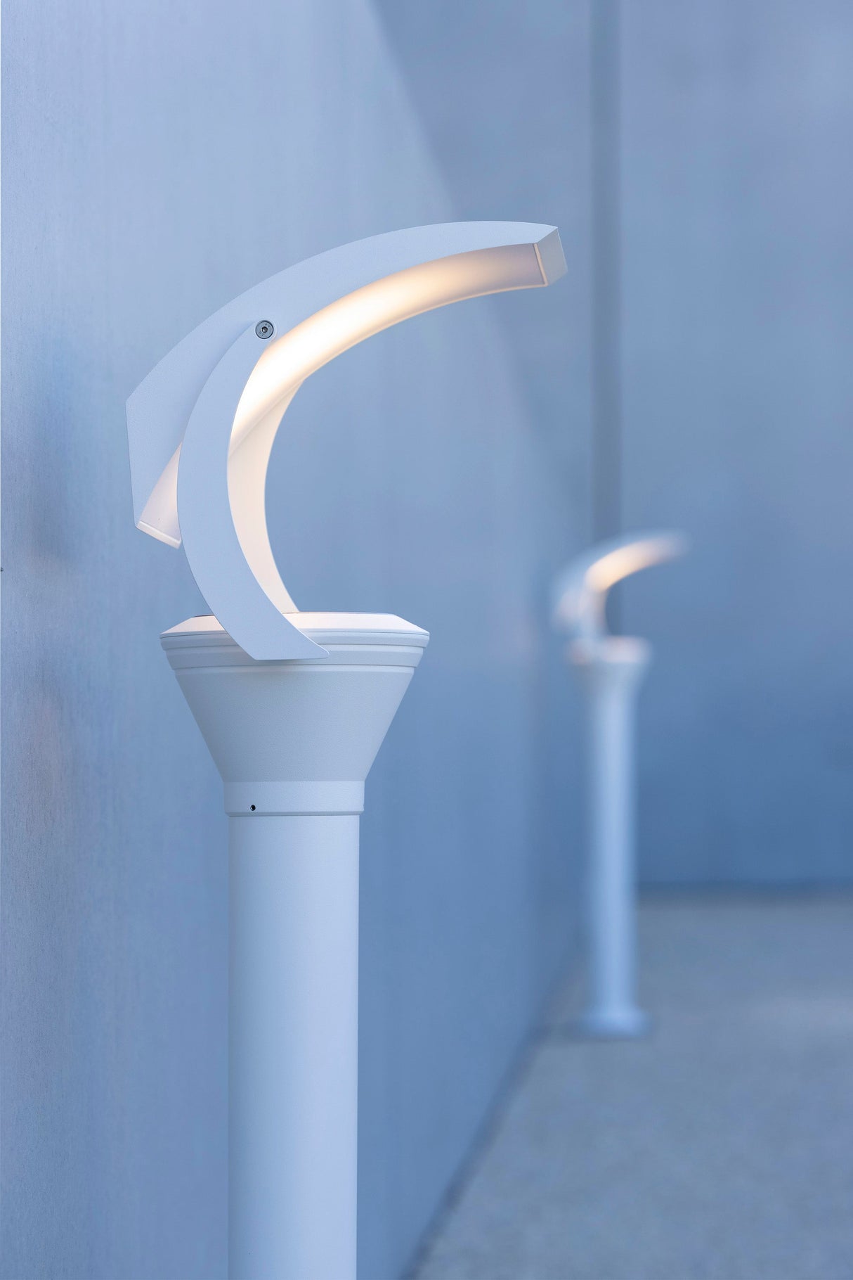 Applique OL33 N°1 LED 28W 3000K verre trempé Gris soie 105 144202105