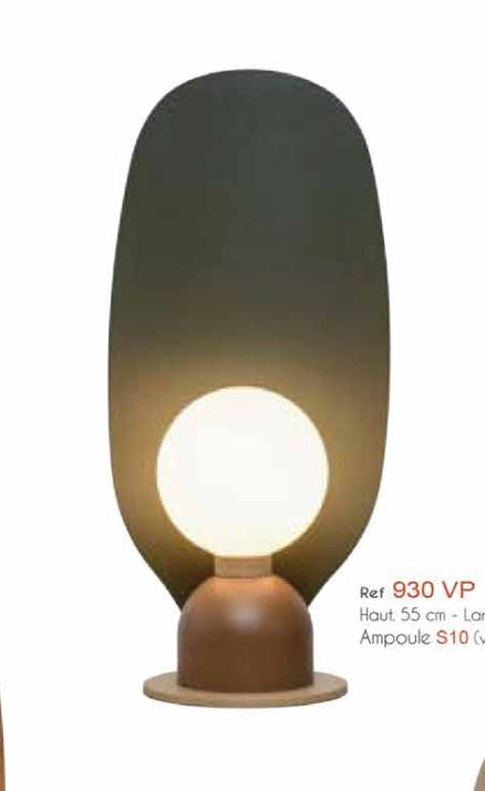Lampe Oxane vert profond H55