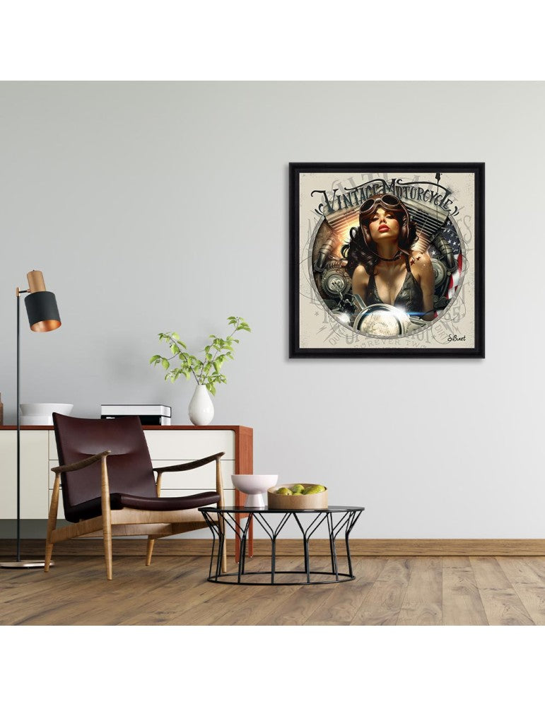 PIN UP BIKER by SYLVAIN BINET 52X52