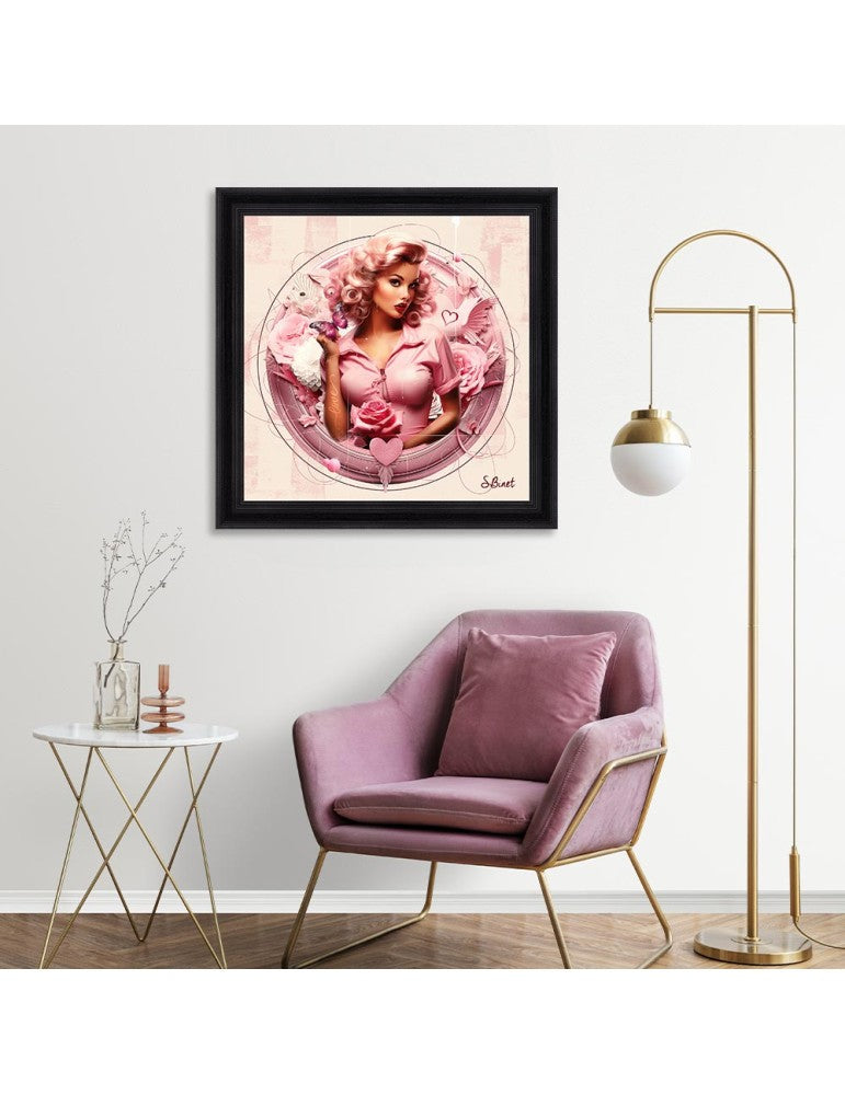 PIN UP LOVE by SYLVAIN BINET 52X52