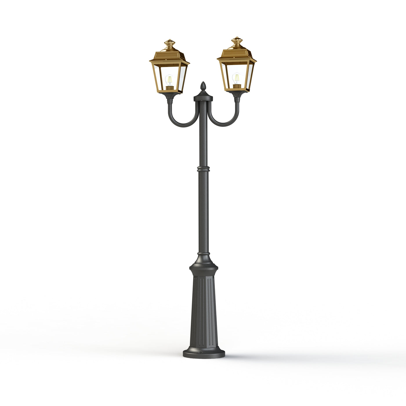 Lampadaire Place des Vosges 1 Tradition N°13 Laiton vernis teinté 070 151021070