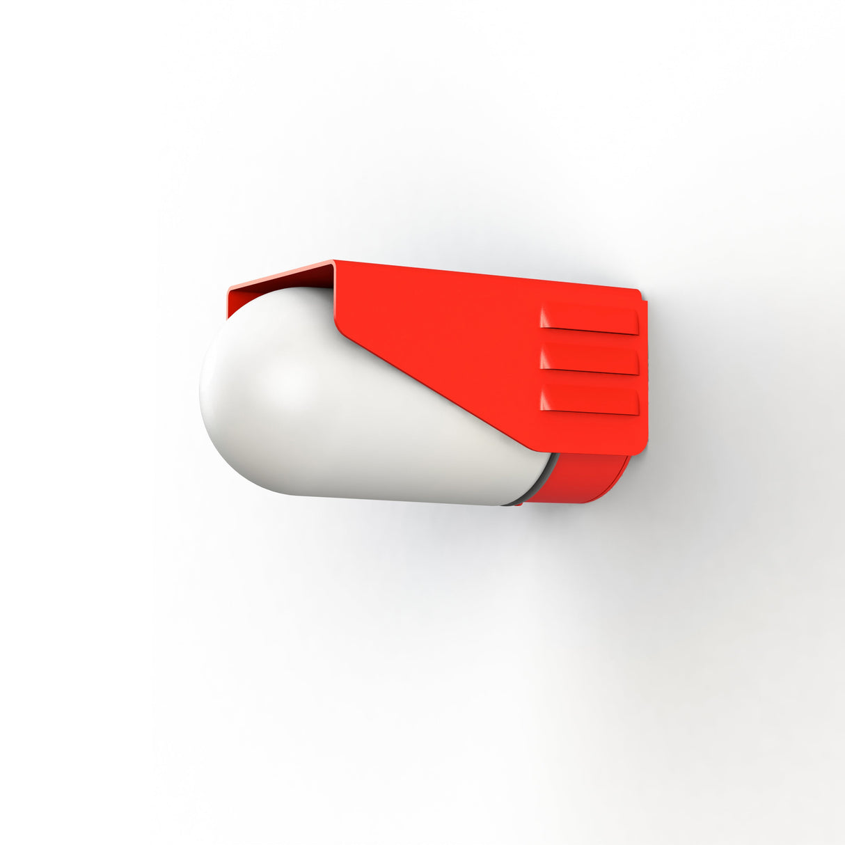 Applique RP195 N°1 depoli Rouge signalisation 056 153002056
