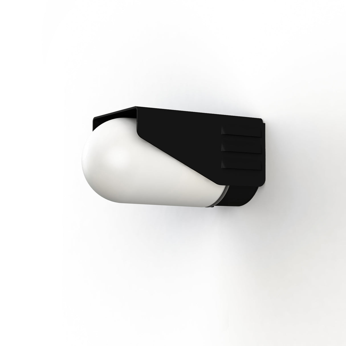 Applique RP195 N°1 Classe 3 Verre dépoli Noir velours 113 153012113