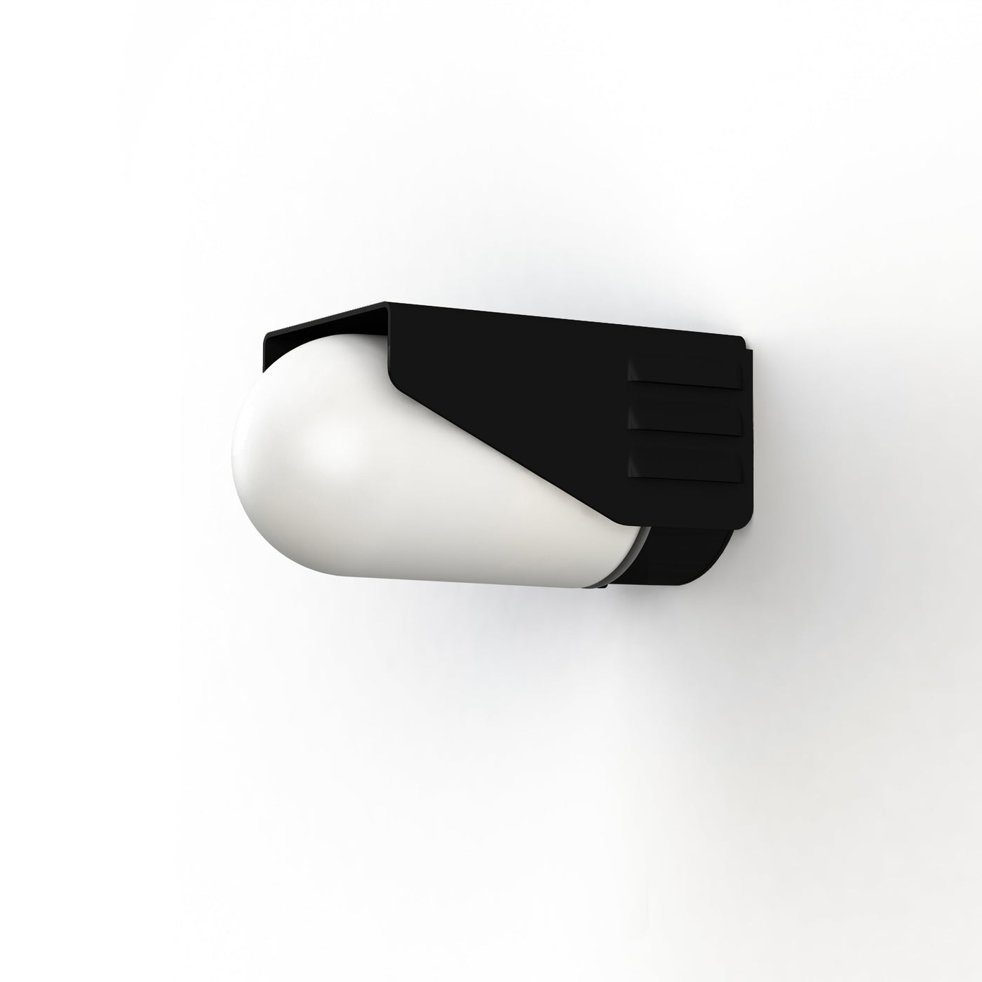 Applique RP195 N°1 Classe 3 Verre dépoli Noir velours 113 153012113