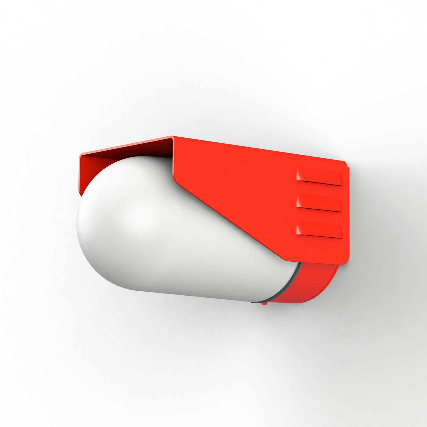 Applique RP195 T2 N°3 depoli Rouge signalisation 056 153006056