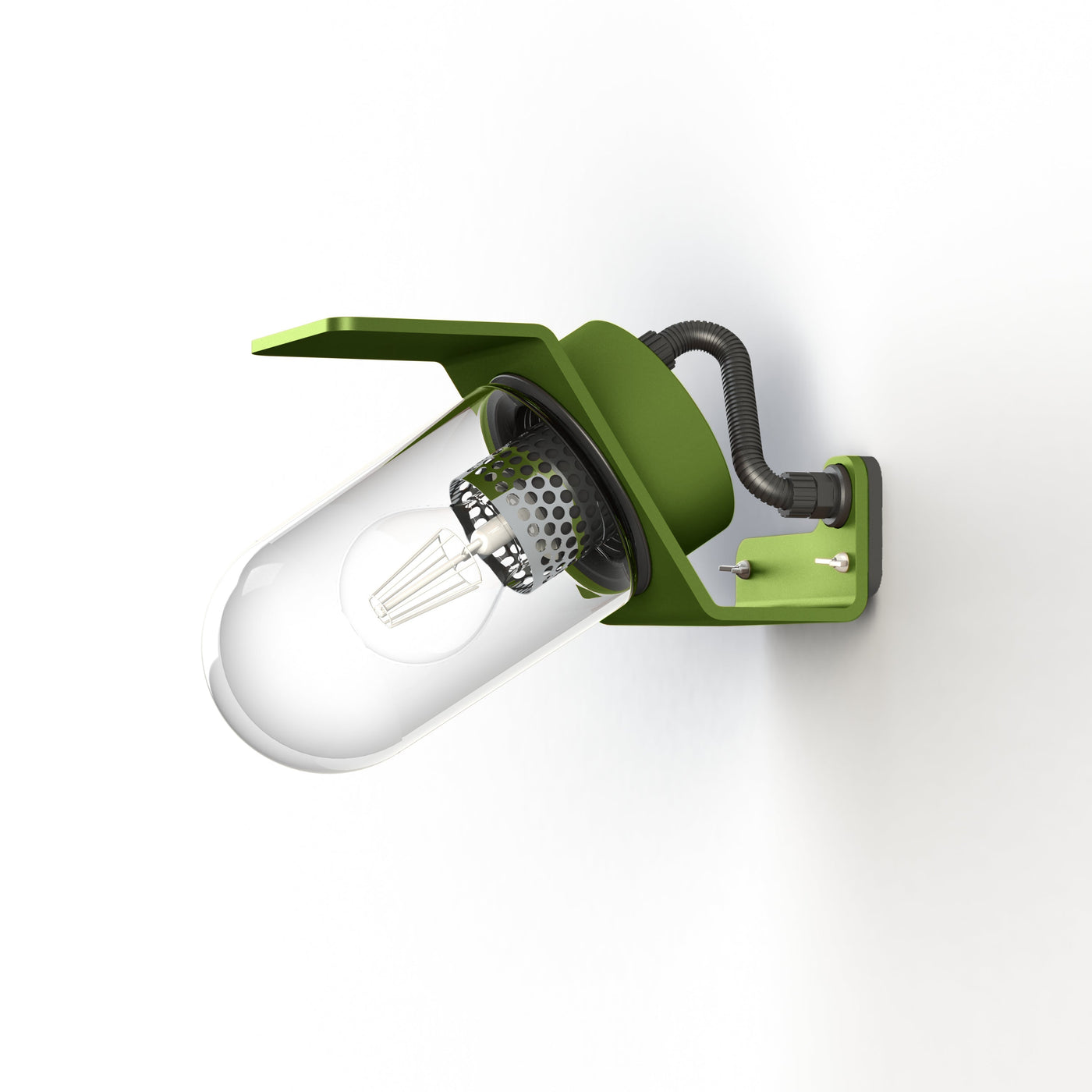 Applique Sherlock T1 N°1 Classe 3 Diffuseur clair Vert fougère 109 154011109