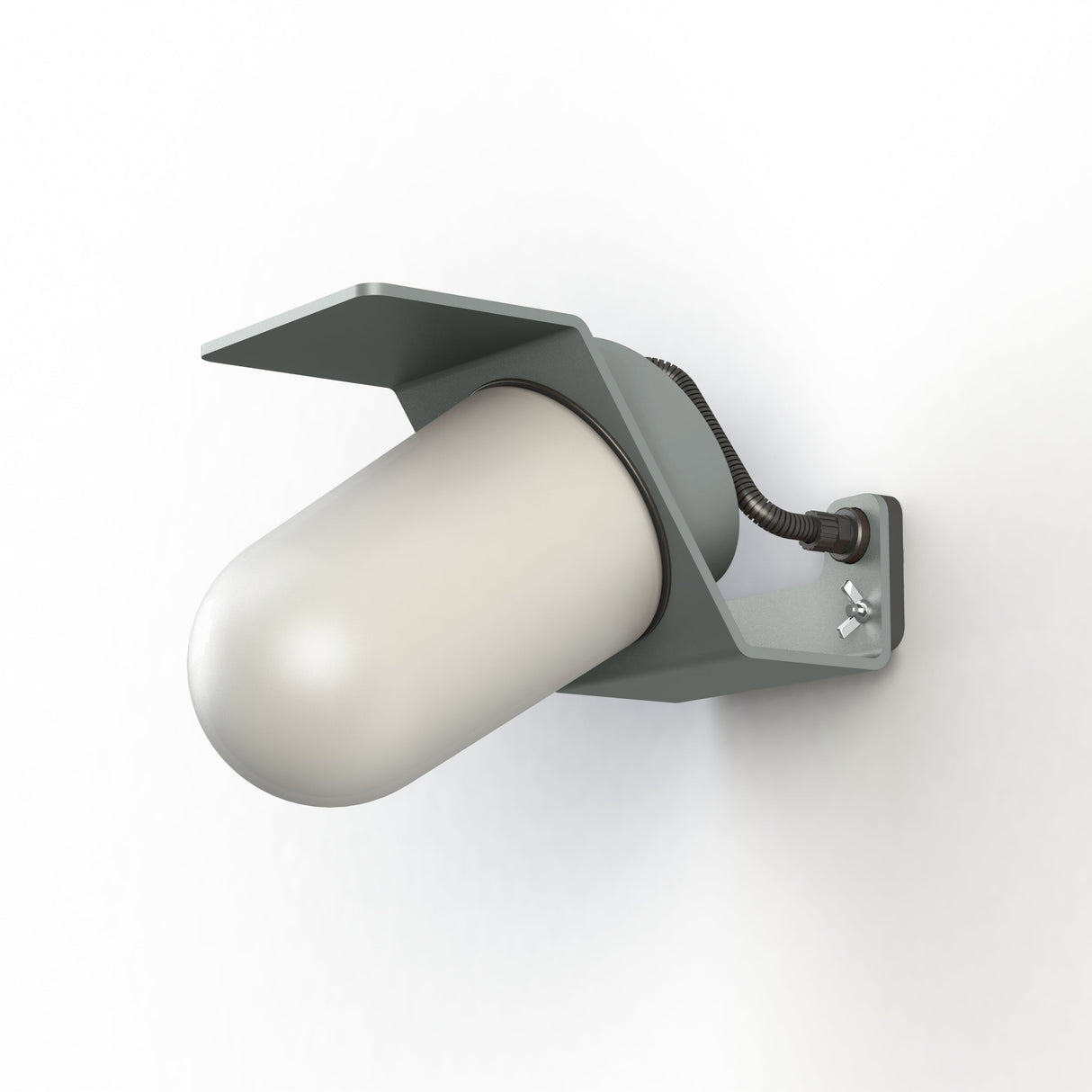 Applique Sherlock T2 N°3 Classe 3 Verre dépoli Gris 059 154016059