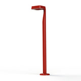 Borne Square N°3 LED 2700°k Rouge tomate 110 156006110
