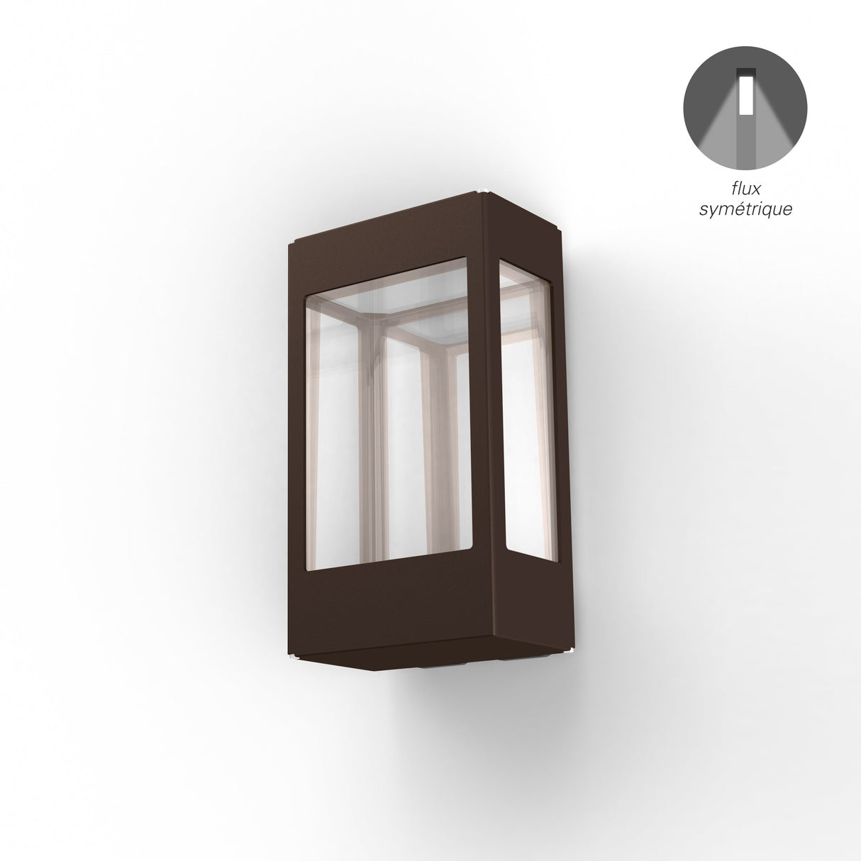 Applique Tétra N°1 LED 12w 2700°k Rouille 046 162306046