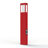 Borne Tétra N°4 prises type F E27 Rouge tomate 110 162031110-sk