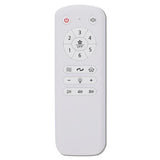 Plafonnier ventilateur Australia blanc et or LOVA 7033