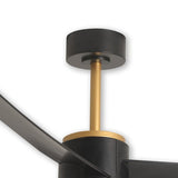 Plafonnier ventilateur Australia blanc et or LOVA 7033